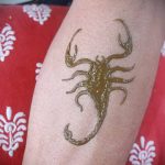 Фото скорпион хной (Tattoo Scorpion henn) (значение) - пример рисунка - 012 tatufoto.com