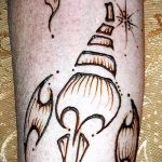 Фото скорпион хной (Tattoo Scorpion henn) (значение) - пример рисунка - 014 tatufoto.com