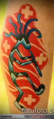 Фото тату кокопелли (Kokopelli tattoos) (значение) — пример рисунка — 059 tatufoto.com