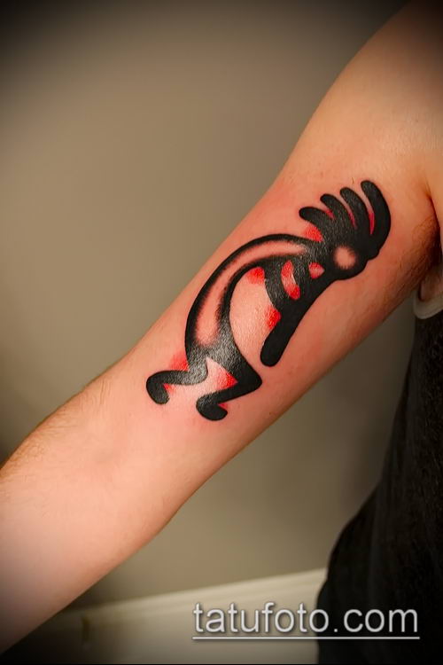 Фото тату кокопелли (Kokopelli tattoos) (значение) - пример рисунка - 084 tatufoto.com