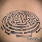 Фото тату лабиринт рисунок (Tattoo labyrin) (значение) - пример рисунка - 002 tatufoto.com