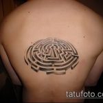 Фото тату лабиринт рисунок (Tattoo labyrin) (значение) - пример рисунка - 013 tatufoto.com