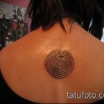 Фото тату лабиринт рисунок (Tattoo labyrin) (значение) - пример рисунка - 019 tatufoto.com