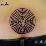 Фото тату лабиринт рисунок (Tattoo labyrin) (значение) - пример рисунка - 032 tatufoto.com