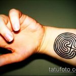 Фото тату лабиринт рисунок (Tattoo labyrin) (значение) - пример рисунка - 048 tatufoto.com