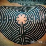 Фото тату лабиринт рисунок (Tattoo labyrin) (значение) - пример рисунка - 049 tatufoto.com
