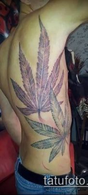 Фото тату марихуанна (Tattoo Marijuana) (значение) — пример рисунка — 042 tatufoto.com