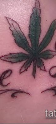 Фото тату марихуанна (Tattoo Marijuana) (значение) — пример рисунка — 077 tatufoto.com