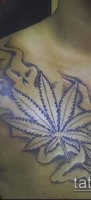 Фото тату марихуанна (Tattoo Marijuana) (значение) — пример рисунка — 081 tatufoto.com