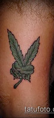 Фото тату марихуанна (Tattoo Marijuana) (значение) — пример рисунка — 086 tatufoto.com