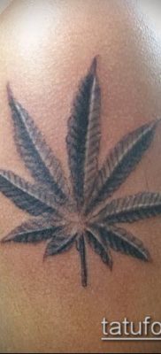 Фото тату марихуанна (Tattoo Marijuana) (значение) — пример рисунка — 098 tatufoto.com