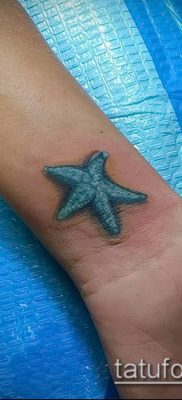 Фото тату морская звезда (Tattoo starfish) (значение) — пример рисунка — 003 tatufoto.com