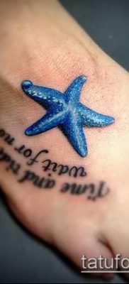 Фото тату морская звезда (Tattoo starfish) (значение) — пример рисунка — 008 tatufoto.com