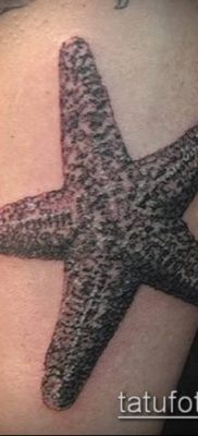 Фото тату морская звезда (Tattoo starfish) (значение) — пример рисунка — 009 tatufoto.com