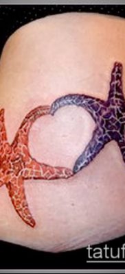 Фото тату морская звезда (Tattoo starfish) (значение) — пример рисунка — 012 tatufoto.com