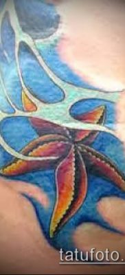 Фото тату морская звезда (Tattoo starfish) (значение) — пример рисунка — 019 tatufoto.com