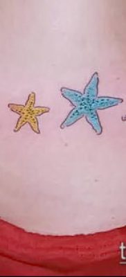 Фото тату морская звезда (Tattoo starfish) (значение) — пример рисунка — 030 tatufoto.com