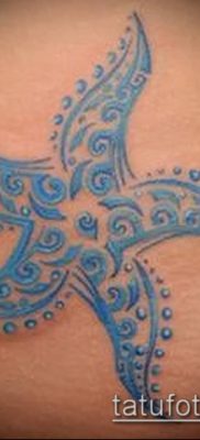 Фото тату морская звезда (Tattoo starfish) (значение) — пример рисунка — 033 tatufoto.com