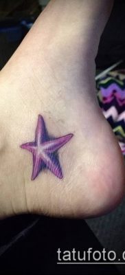 Фото тату морская звезда (Tattoo starfish) (значение) — пример рисунка — 034 tatufoto.com