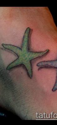 Фото тату морская звезда (Tattoo starfish) (значение) — пример рисунка — 047 tatufoto.com