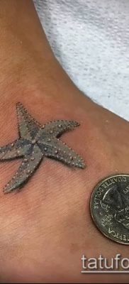 Фото тату морская звезда (Tattoo starfish) (значение) — пример рисунка — 066 tatufoto.com