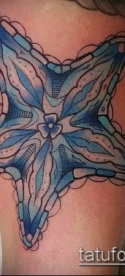 Фото тату морская звезда (Tattoo starfish) (значение) — пример рисунка — 069 tatufoto.com