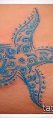 Фото тату морская звезда (Tattoo starfish) (значение) — пример рисунка — 071 tatufoto.com