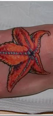 Фото тату морская звезда (Tattoo starfish) (значение) — пример рисунка — 077 tatufoto.com