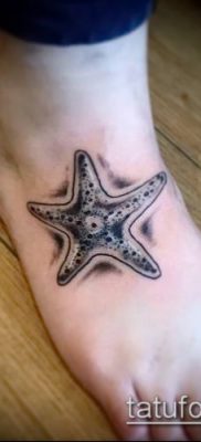 Фото тату морская звезда (Tattoo starfish) (значение) — пример рисунка — 079 tatufoto.com