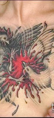 Фото тату петух (Tattoo cock) (значение) — пример рисунка — 045 tatufoto.com