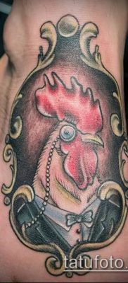 Фото тату петух (Tattoo cock) (значение) — пример рисунка — 047 tatufoto.com