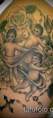 Фото тату херувимы (Tattoo of cherubs) (значение) — пример рисунка — 043 tatufoto.com
