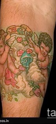 Фото тату херувимы (Tattoo of cherubs) (значение) — пример рисунка — 056 tatufoto.com
