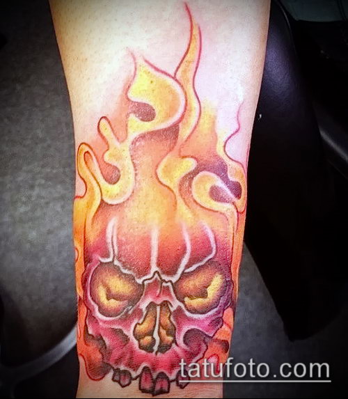 Фото татуировки пламя - пример рисунка - 27052017 - пример - 114 Flame tatt...