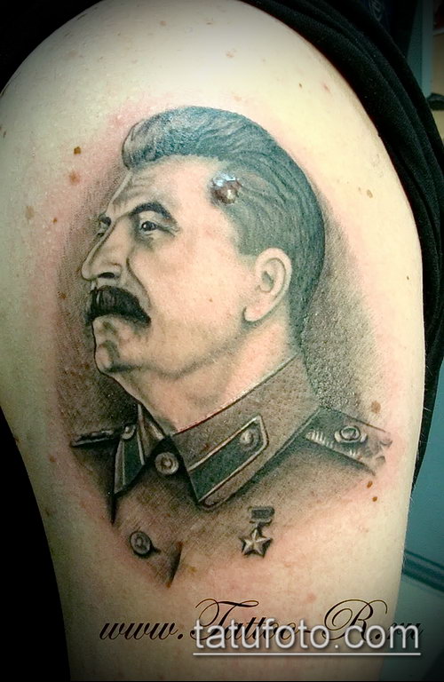 Фото тату сталин 20052017 пример 004 Stalin tattoo