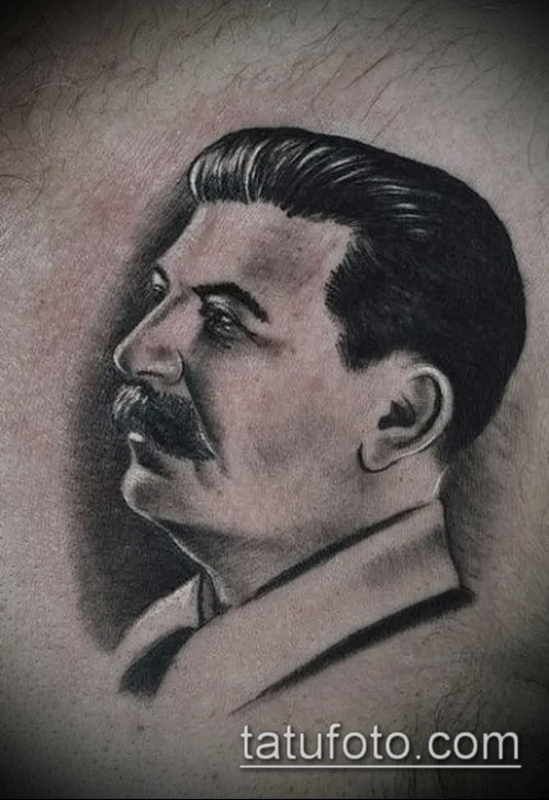 Фото тату сталин 20052017 пример 019 Stalin tattoo