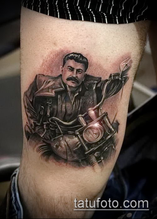 Фото тату сталин 20052017 пример 028 Stalin tattoo