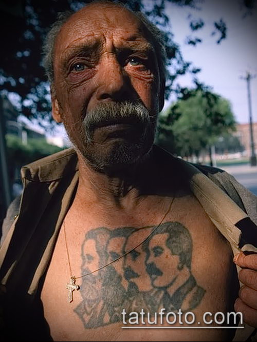Фото тату сталин 20052017 пример 029 Stalin tattoo