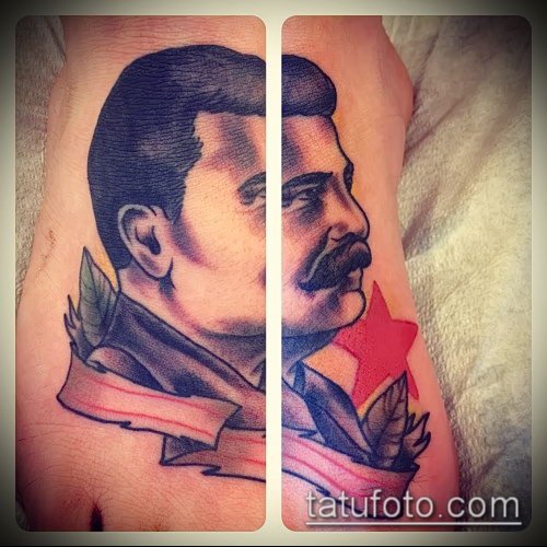 Фото тату сталин 20052017 пример 030 Stalin tattoo