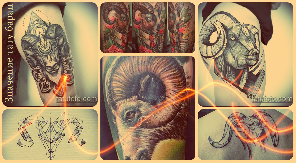 Значение тату баран - фото примеры интересных рисунков татуировки