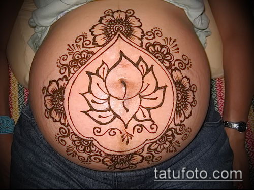 Фото Мехенди (рисунки хной) беременным - 22052017 - пример - 057 Mehendi to pregnant