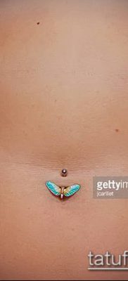 Фото Прокол пупка (tattoo) (значение) — пример рисунка — 016 tatufoto.com