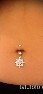 Фото Прокол пупка (tattoo) (значение) — пример рисунка — 080 tatufoto.com