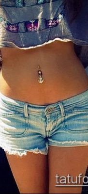 Фото Прокол пупка (tattoo) (значение) — пример рисунка — 086 tatufoto.com