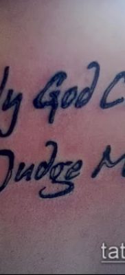 Фото тату Бог мне судья — 25052017 — пример — 026 Tattoo God is my judge
