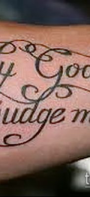 Фото тату Бог мне судья — 25052017 — пример — 037 Tattoo God is my judge