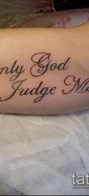 Фото тату Бог мне судья — 25052017 — пример — 045 Tattoo God is my judge