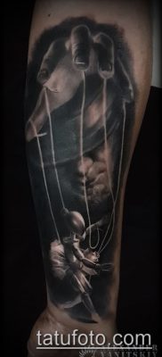 Фото тату Кукловод — пример рисунка — 30052017 — пример — 017 Tattoo Puppeteer