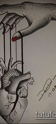 Фото тату Кукловод — пример рисунка — 30052017 — пример — 022 Tattoo Puppeteer