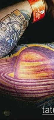 Фото тату Юпитер планет — пример рисунка — 27052017 — пример — 019 Tattoo Jupiter planet